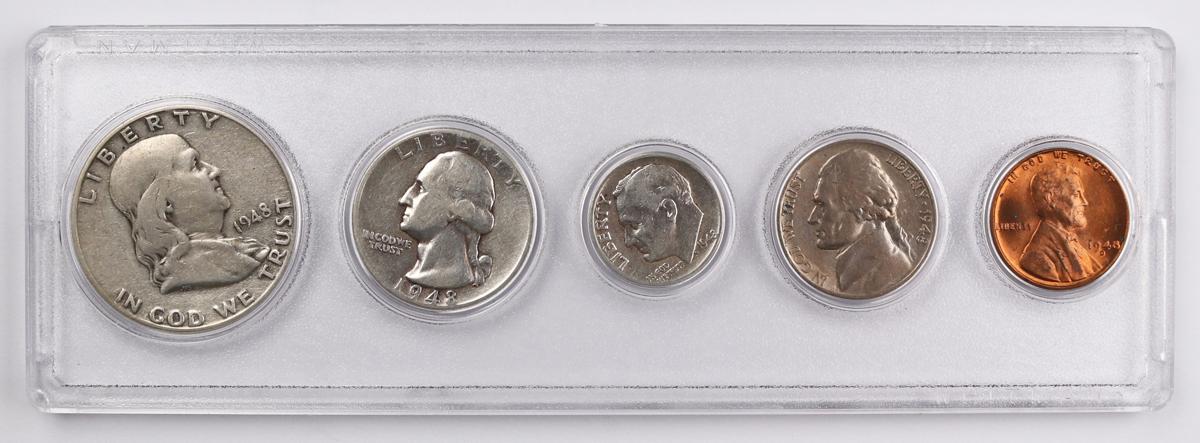 1948 US Silver Coin Set