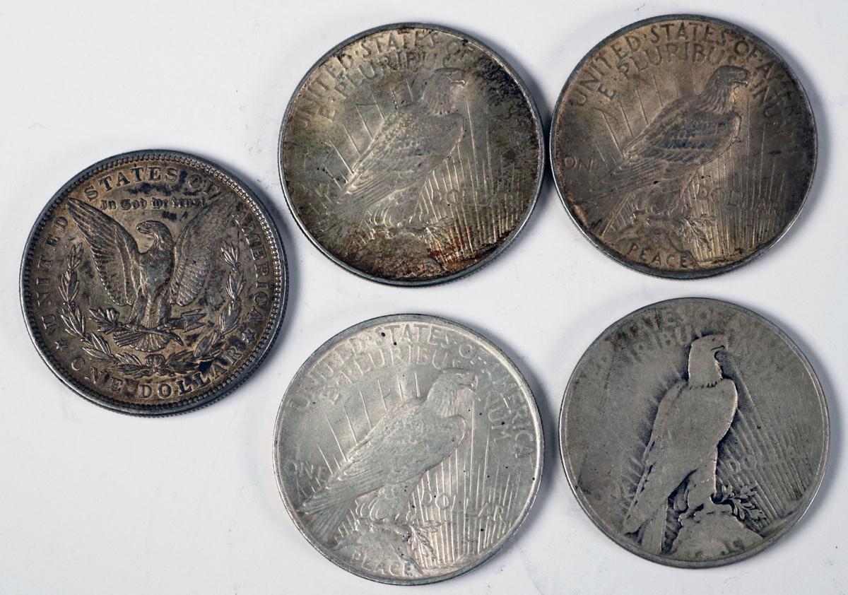 5 Silver Dollars