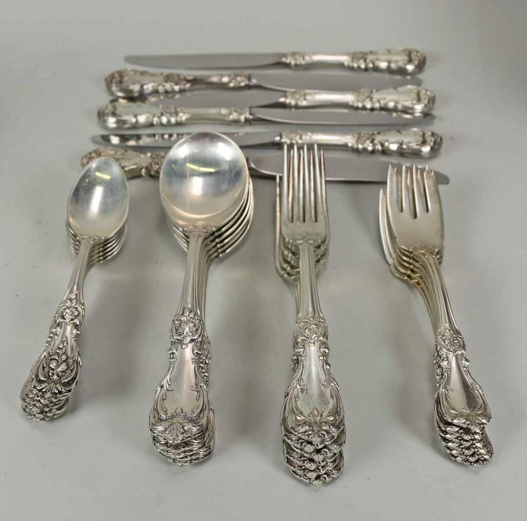 Sterling Silver Flatware - Service for 6, 1,341.9 Grams