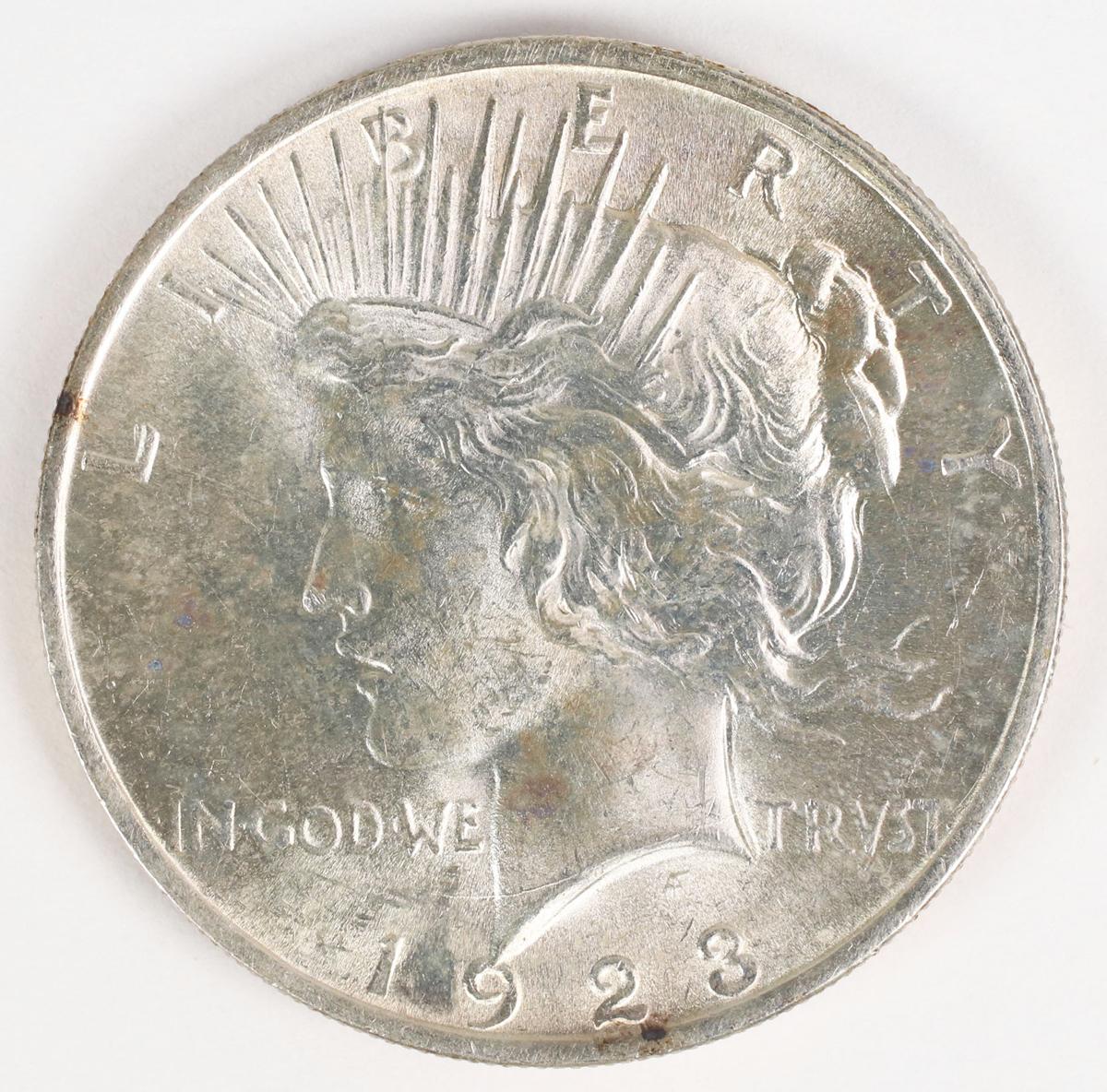 1923-P Peace Silver Dollar