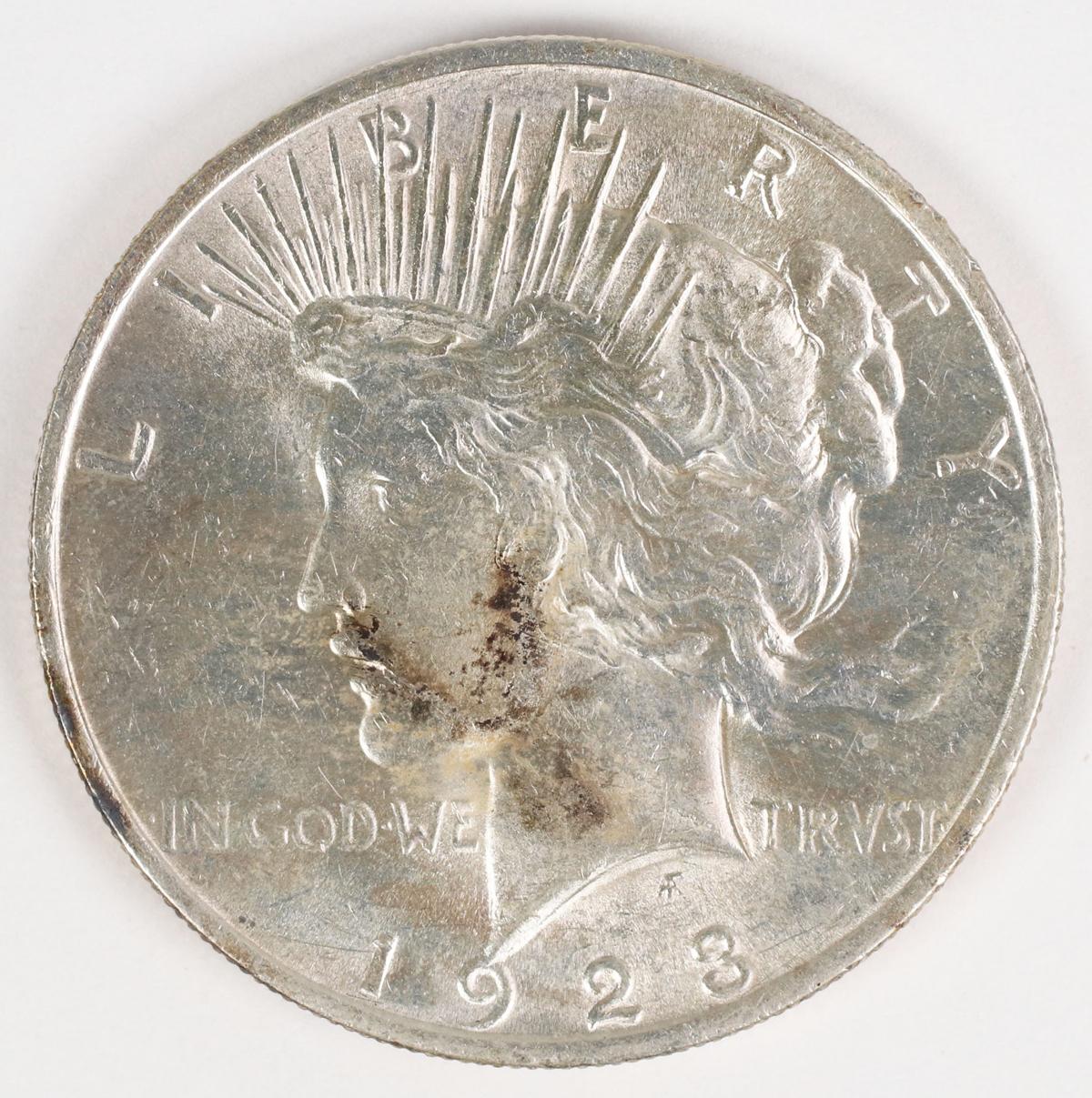 1923-P Peace Silver Dollar