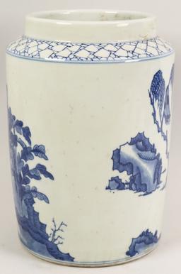 Chinese Blue & White Container