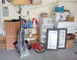 Garage #1: Cabinets, Toys, Vintage Iron - Press Machine, Locker
