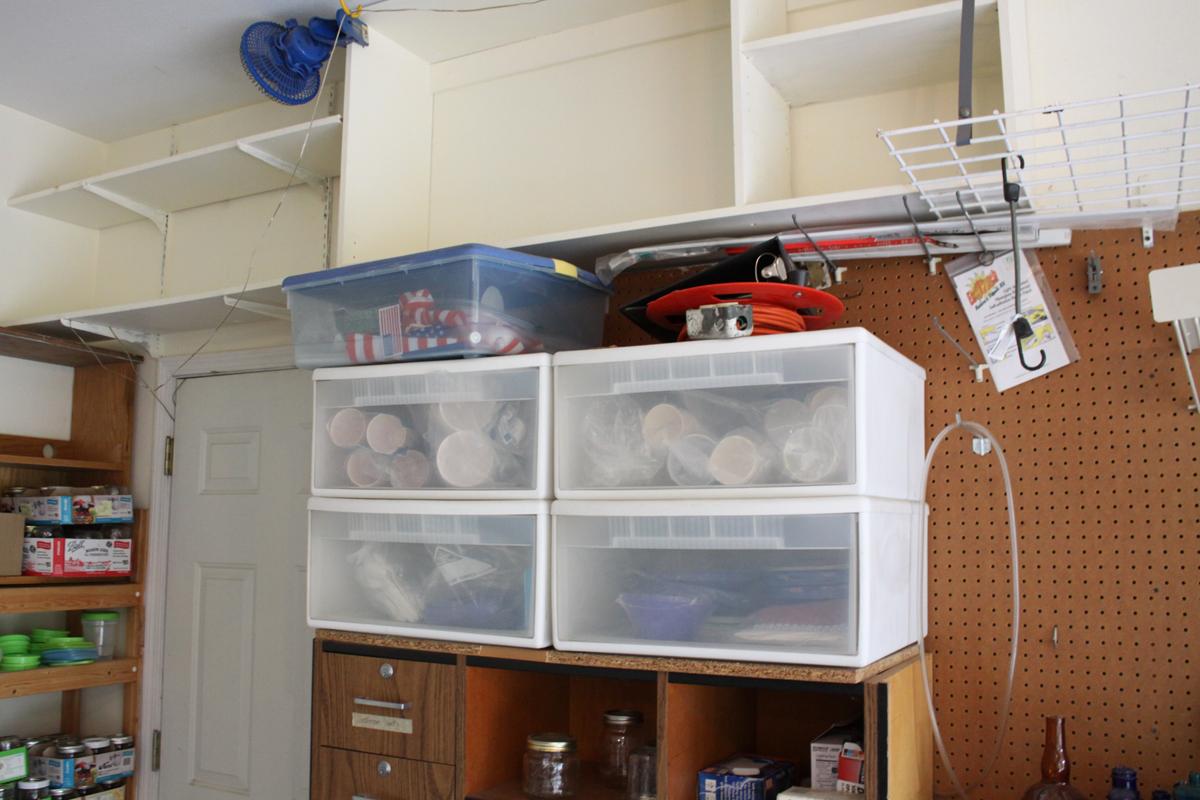 Garage #1: Cabinets, Toys, Vintage Iron - Press Machine, Locker