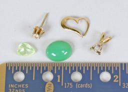 14K Gold Jewelry,  Loose Stones & Other Items