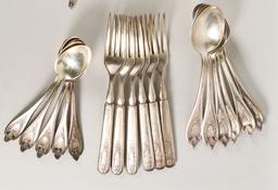 1847 Rogers Bros Silverplate Set & Other