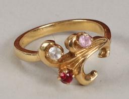 14k Gold Rings &  Gold Colored Ring