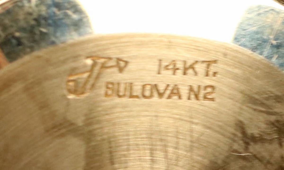 14K Bulova "Jumbo" Accutron Watch, Ca. 1972