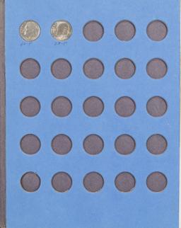 Roosevelt Silver Dime Book 1946, approx. +/- 49 coins