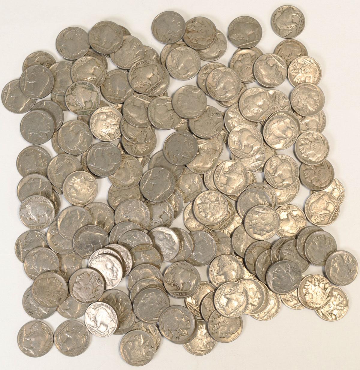 Small Bag of Buffalo Nickels, Various Dates