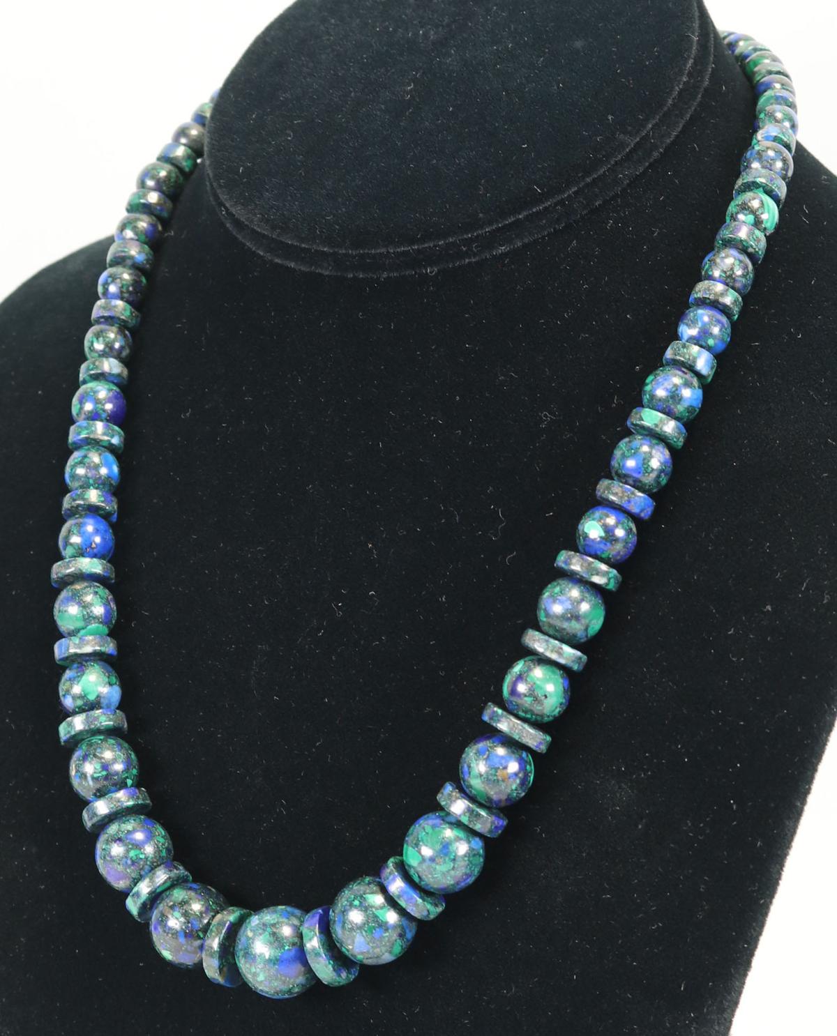 DTR Jay King Azurite Malachite Style Gemstone Necklace