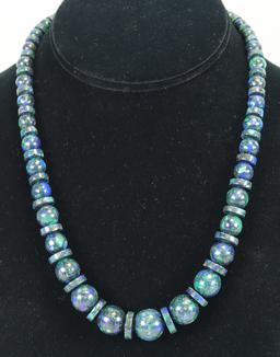 DTR Jay King Azurite Malachite Style Gemstone Necklace
