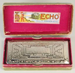 M. Hohner "Echo" Harp Harmonica, Key G