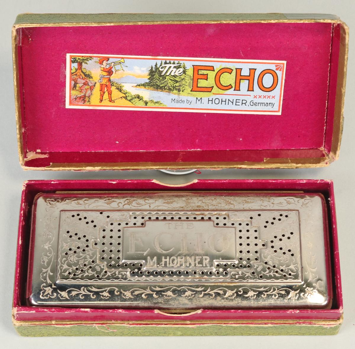 M. Hohner "Echo" Harp Harmonica, Key G