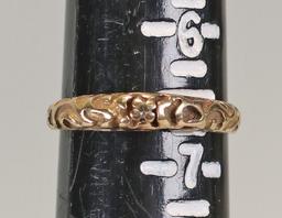 14k Gold Ring, Sz. 6.5, 1.9 Grams