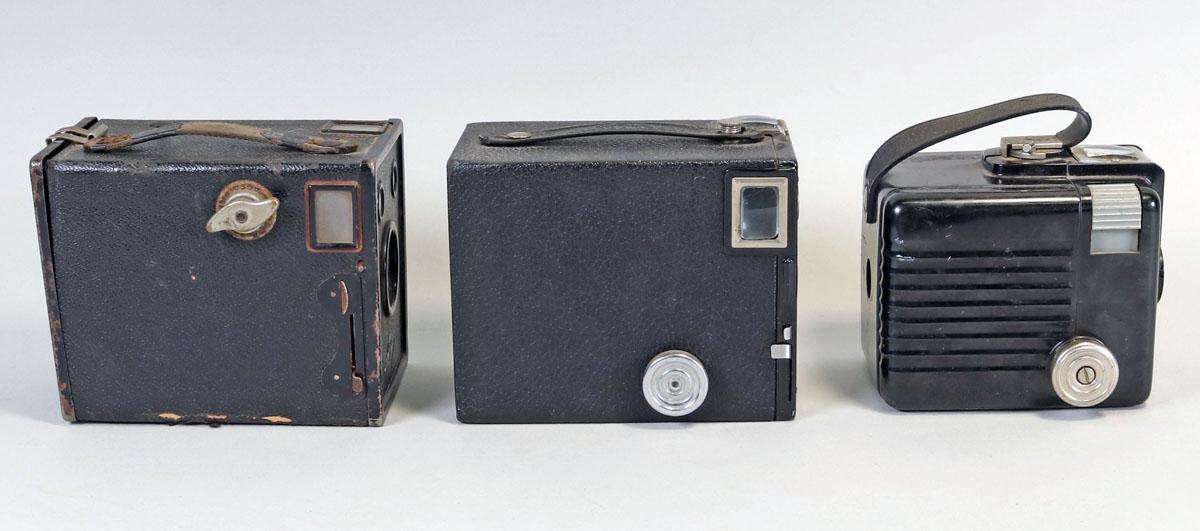 Target Brownie Six-20 Camera, Brownie Hawkeye Camera & Box Camera