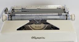 Olympia Deluxe Portable Typewriter, W. Germany, Ca. 1960's