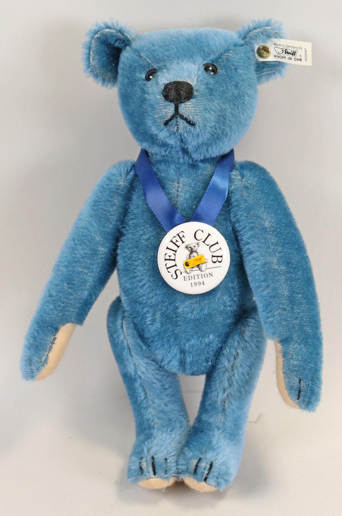 Steiff Teddy Bear "Blue 35" 1908 Replica