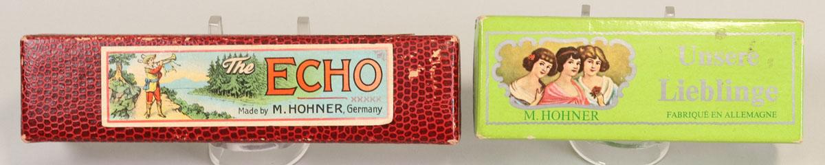 Echo Harmonica in C & Unsere Lieblinge Harmonica in C, by M Hohner