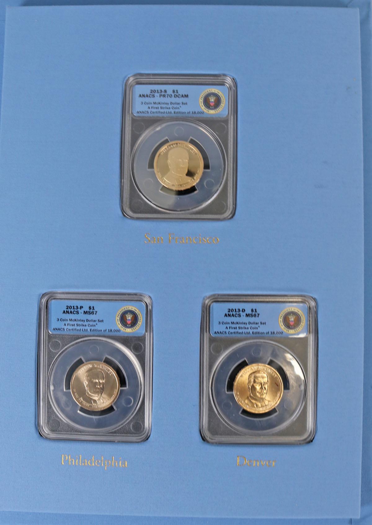 2008 Presidential Library Collectors Showcase 12 Coin Set