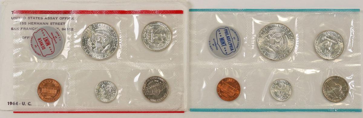 1964 P & D U.S. Mint Set, U.C