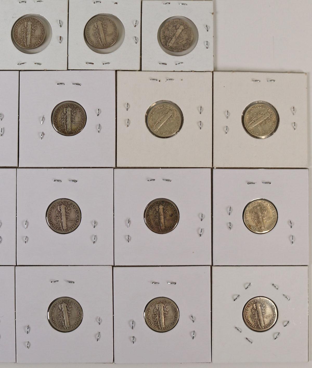 20 Mercury Silver Dimes