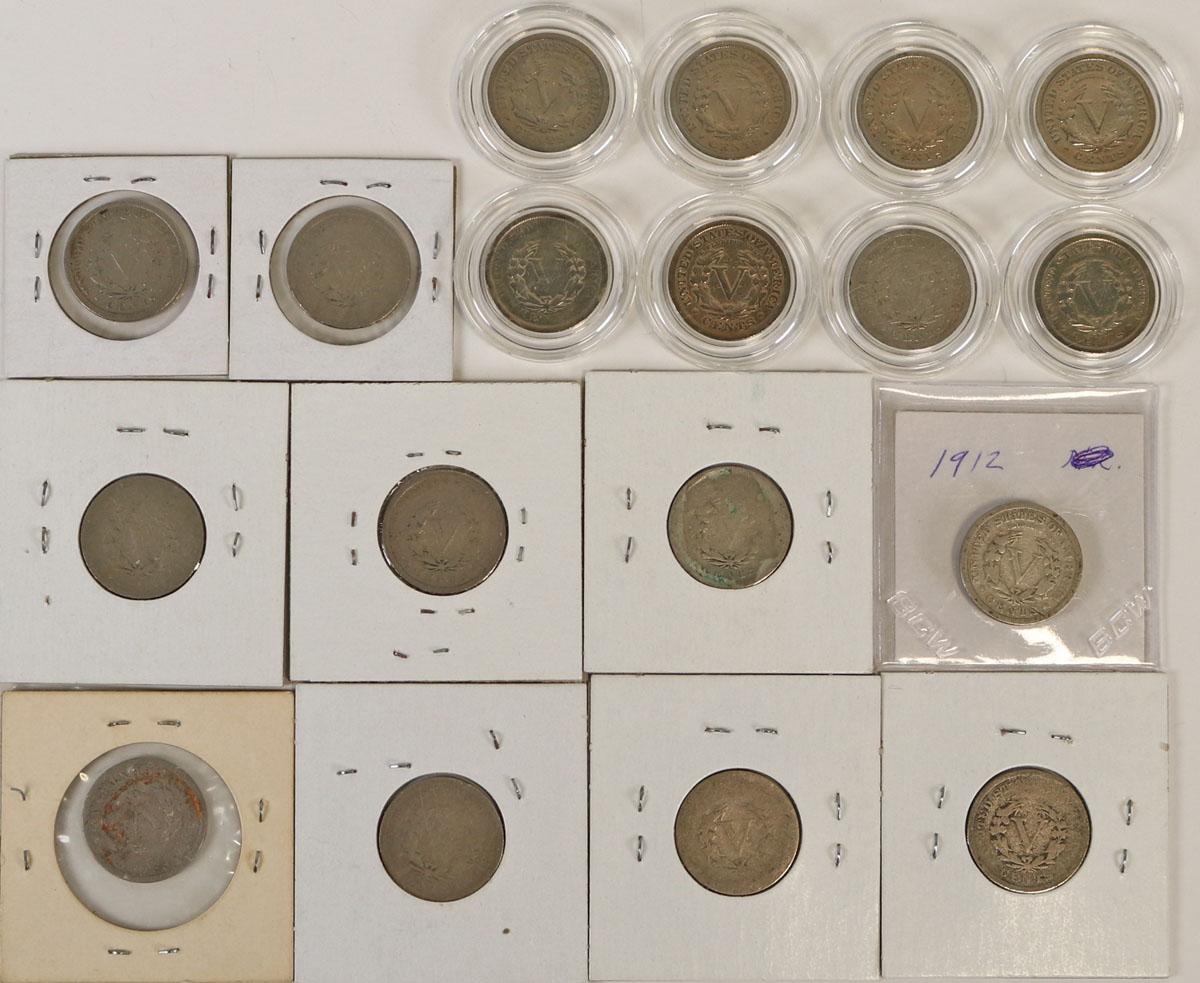 18 Liberty Head Nickels