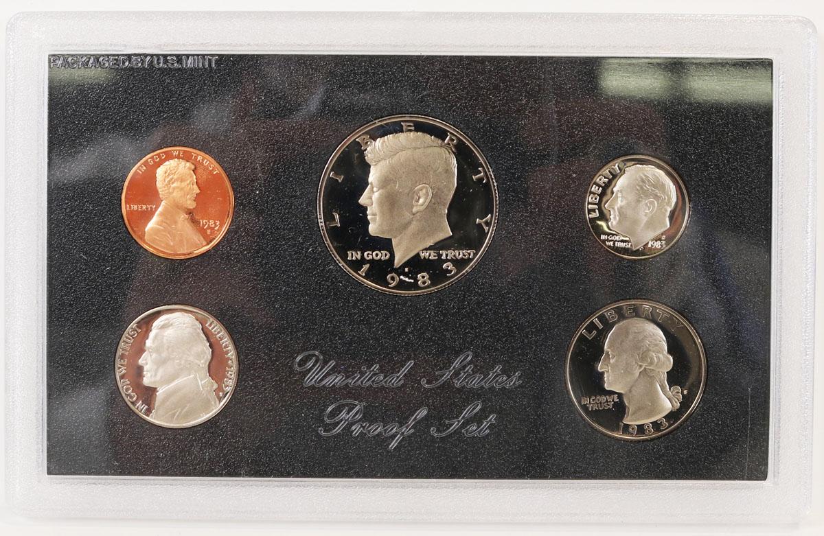 3 U.S. Proof Sets; 1978, 1979, 1983