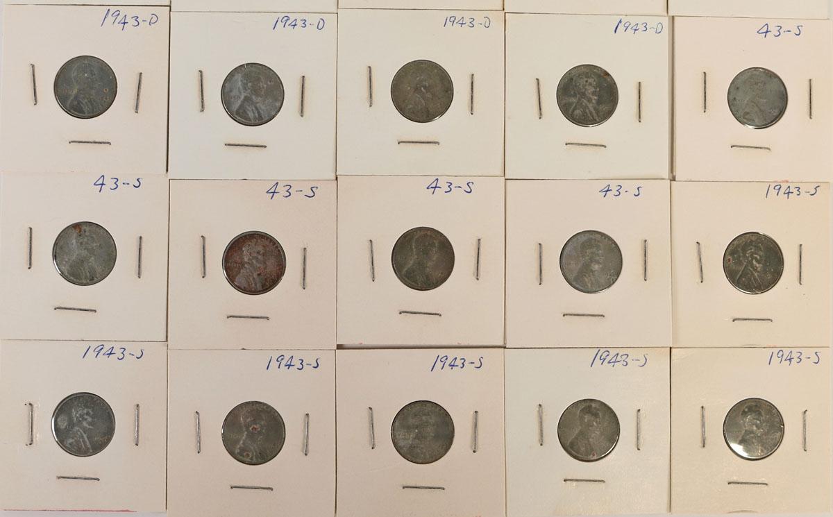 26 WWII Era Lincoln Cents
