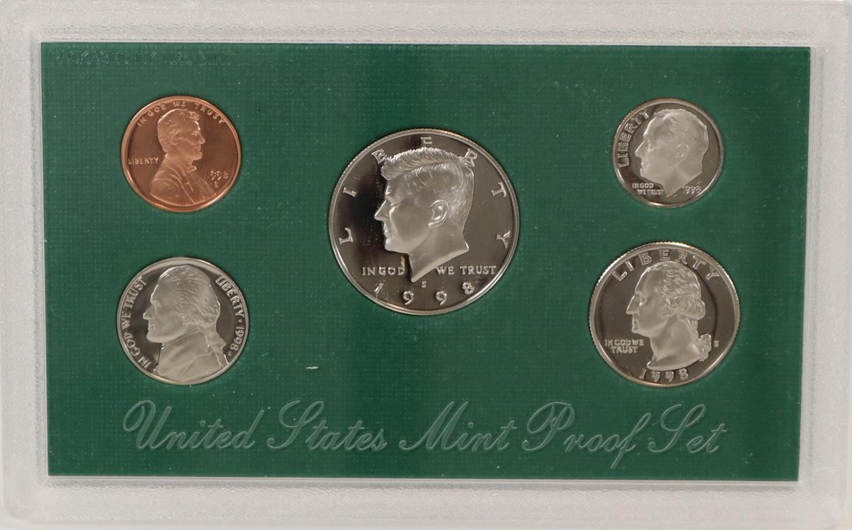 2 U.S. Proof Sets; 1997, 1998