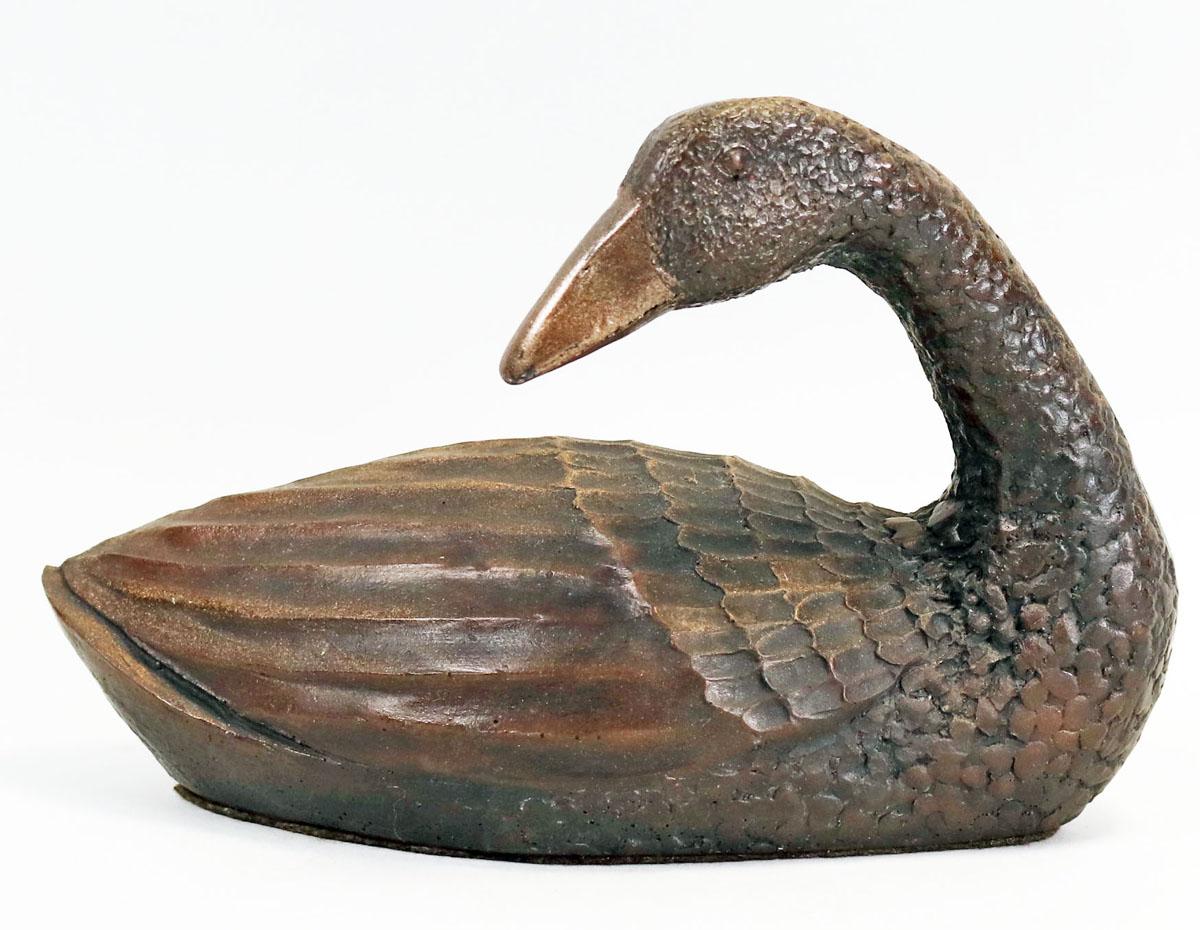 Bronze Goose - Duck, Metal Letters Foundry