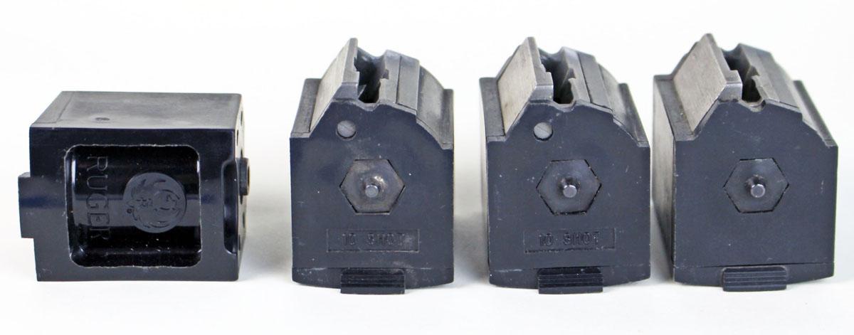 4 Ruger .22 10 Rd. Magazines