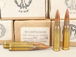 Vintage 7.62 x 51 mm "COMUN" Ammo - Argentina, 200 Rds.