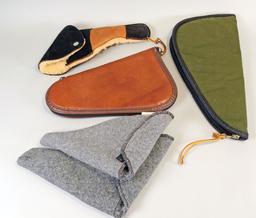 Assorted Hand Gun Cases - Sheaths