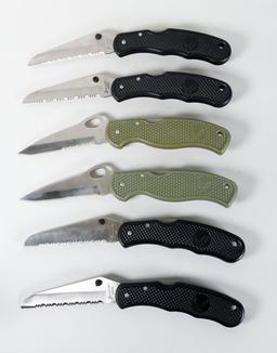 6 Barracuda Folding Tactical Knives