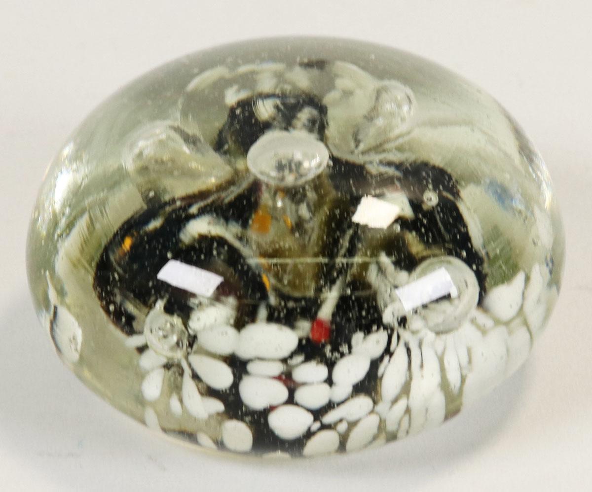 Hand Blown Vintage Glass Paperweight