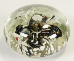 Hand Blown Vintage Glass Paperweight