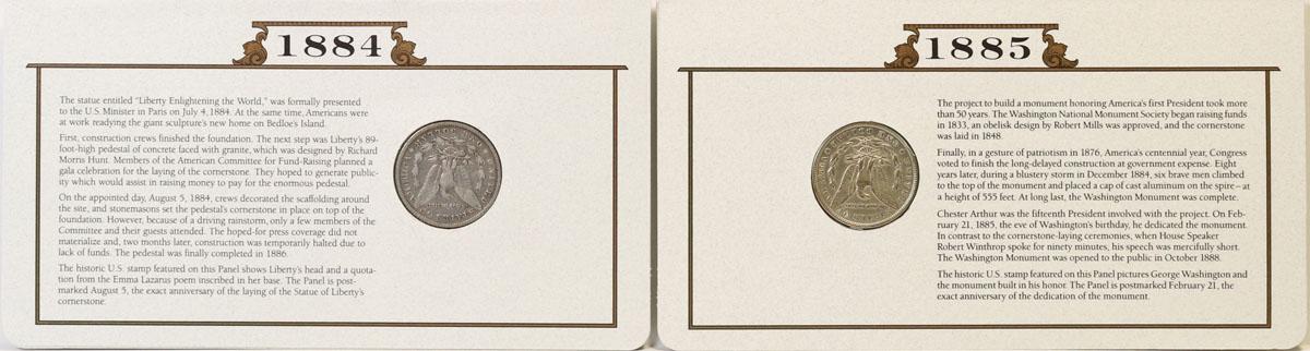 1884-P & 1885-P Morgan Silver Dollars