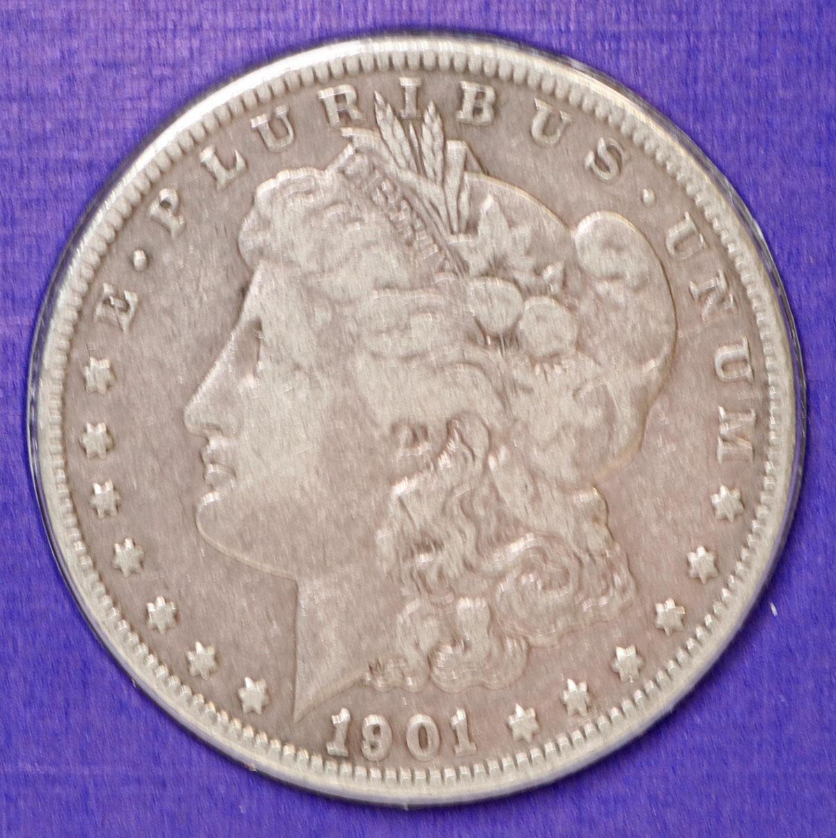 1900-O & 1901-O Morgan Silver Dollars