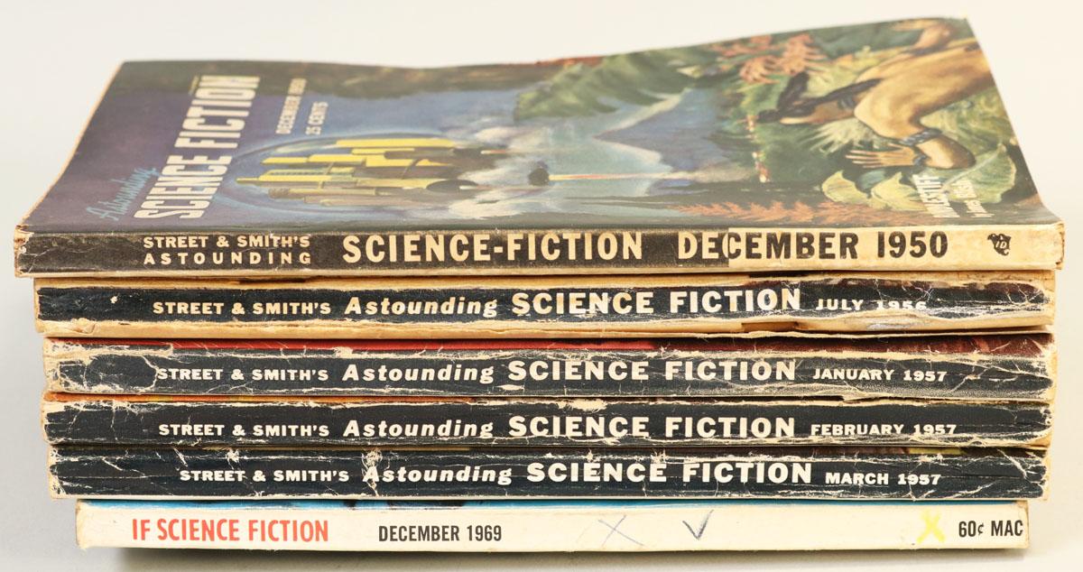 6 Vintage Science Fiction Books