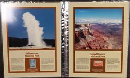 America's National Parks Mint Stamp Panel Collection Set