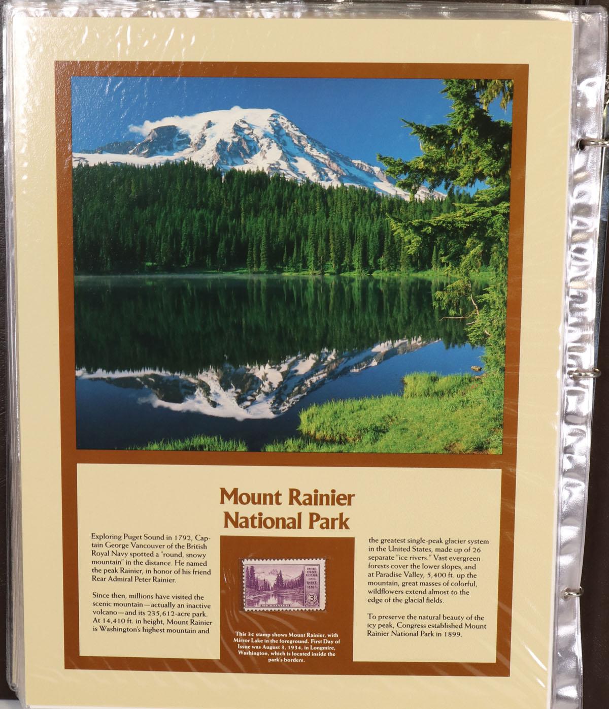 America's National Parks Mint Stamp Panel Collection Set