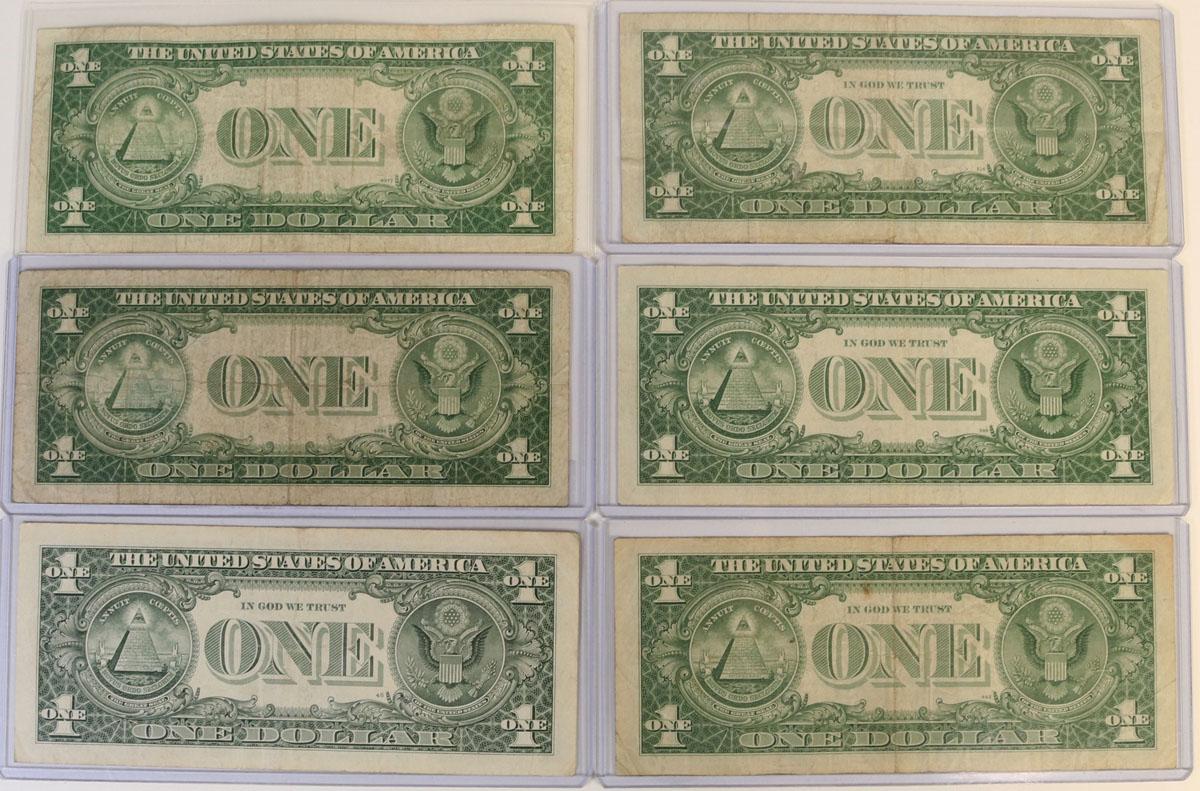 1935 E & F $1 Blue Seal Silver Certificate Star Notes, 2006 $1 Star Note &