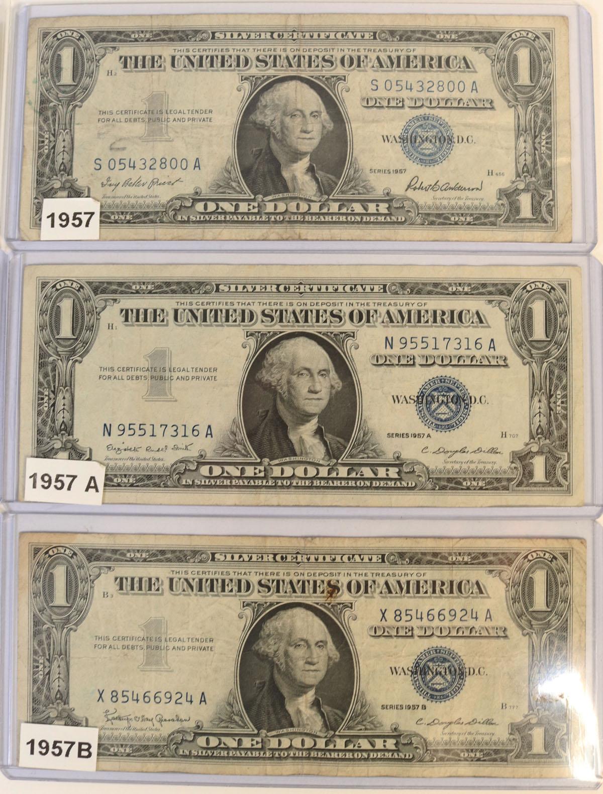 1935 E & F $1 Blue Seal Silver Certificate Star Notes, 2006 $1 Star Note &