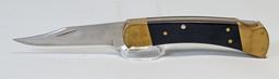 Vintage Buck 110 Folding Knife w/  Belt Sheath