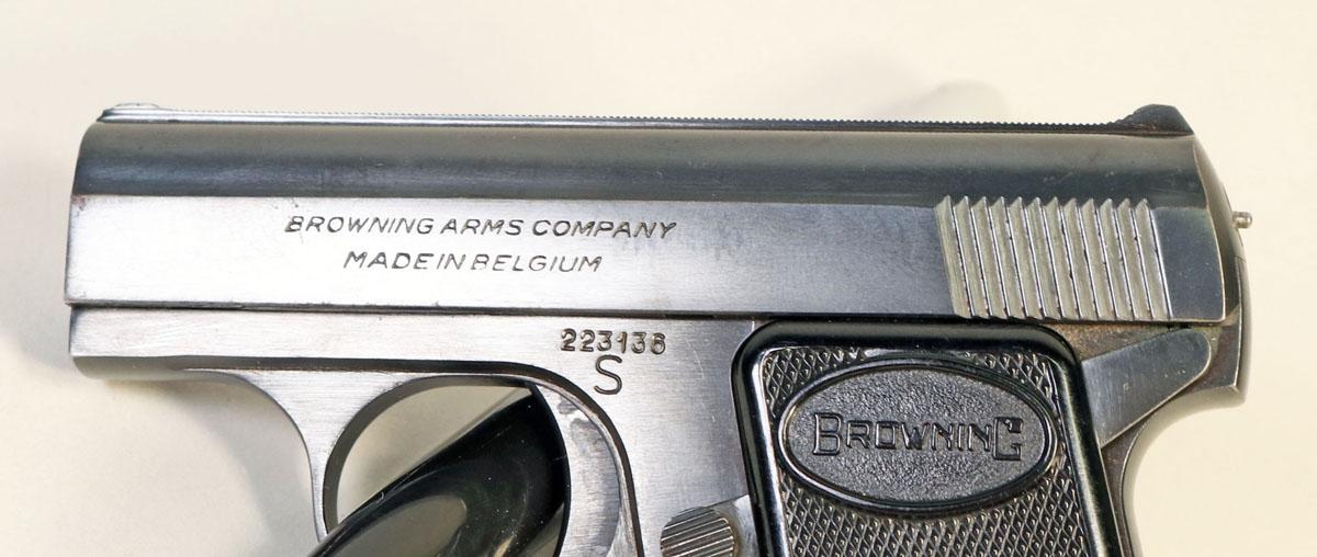 "Baby" Browning 6mm/.25 Pistol, Belgium, Ca. 1960