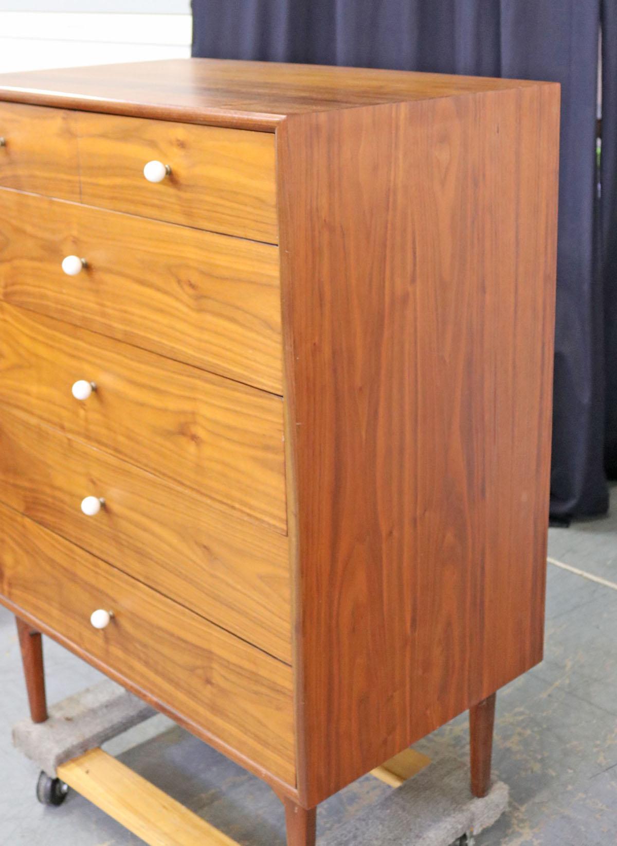 MCM Mid Century Modern Chest of Drawers, Kip Steward Declaration for Drexel, Ca. 1962