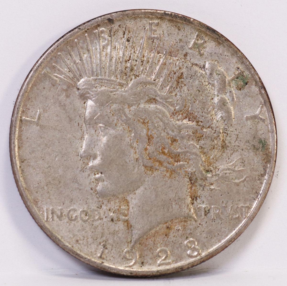 1923-P Peace Silver Dollar