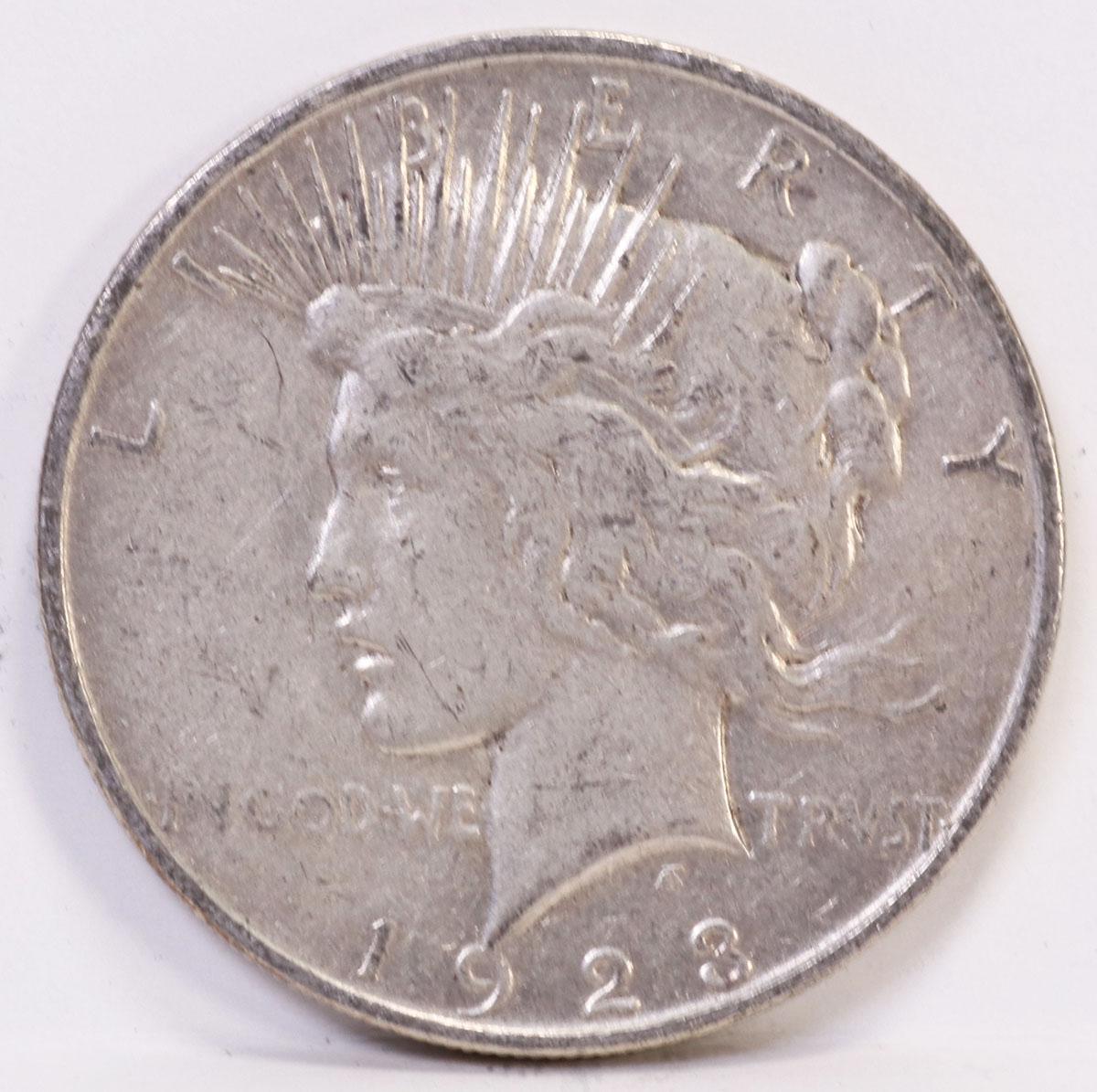 1923-D Peace Silver Dollar