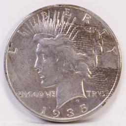 1935-S Peace Silver Dollar